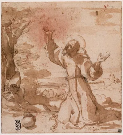 Saint Francis of Assisi by Лудовико Караччи — digital art print download