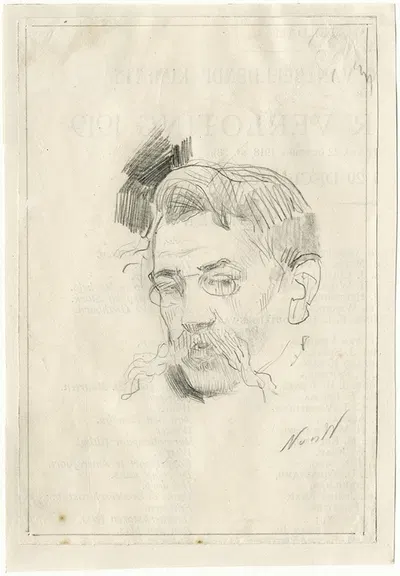J.E. Karsen, schilder by Николаас ван дер Ваай — digital art print download