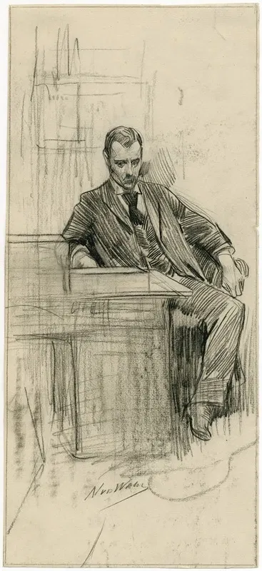 L.J.A. Koopman, schilder by Николаас ван дер Ваай — digital art print download