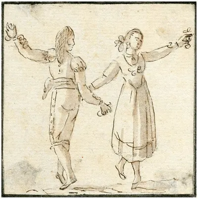 Spaanse dansers by Отто Ховен — digital art print download