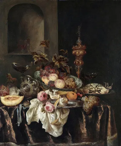 Still Life by Авраам ван Бейерен — digital art print download