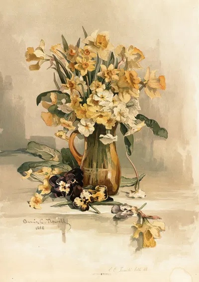 Jonquils by Annie Nowell — digital art print download