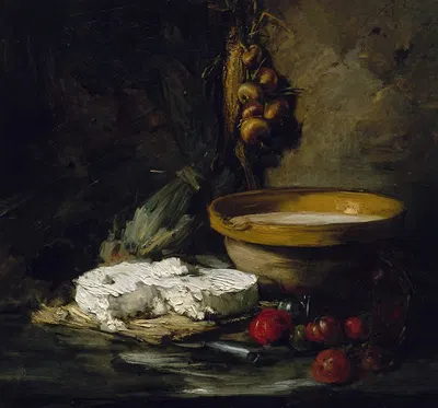Still Life with Cheese by Антуан Вольон — digital art print download