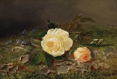 Yellow Roses by Франц Дидерик Бё, 1885 — digital art print download