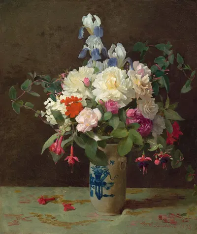 Vase of Flowers by George Cochran Lambdin — digital art print download