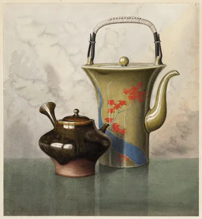 Oriental Tea Pots by Генри Фаррер — digital art print download
