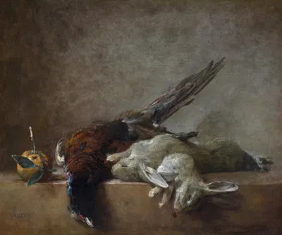 Still Life with Game by Жан Симон Шарден — digital art print download