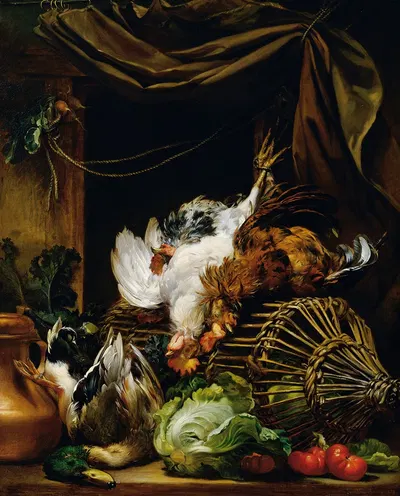 Still life by Йозеф Нойгебауэр, 1859 — digital art print download