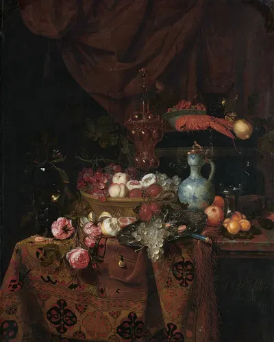Still Life by Nicolaes van Gelder, 1664 — digital art print download