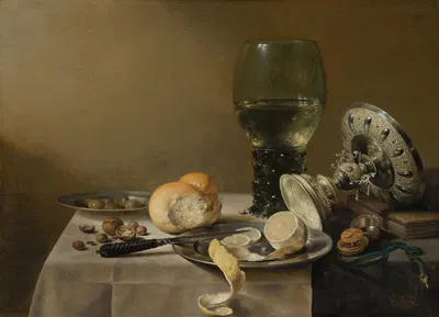 Still Life with Tazza by Pieter Claesz, 1636 — digital art print download