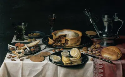 Still Life by Pieter Claesz, 1625 — digital art print download