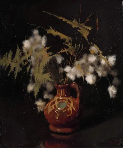 Fluffy Flowers in a Jug by Виллем Витсен, 1885 - 1922 — digital art print download