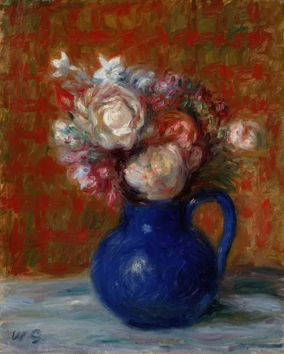 Still life “French Bouquet” by William James Glackens, 1927 — digital art print download
