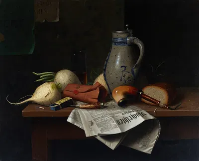 Munich Still Life by William Michael Harnett, 1882 — digital art print download