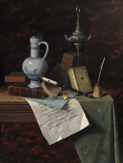My Gems by William Michael Harnett, 1888 — digital art print download