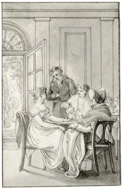 Aan het ontbijt: 'Schoon het eerst..' by Рейньер Винкелес — digital art print download