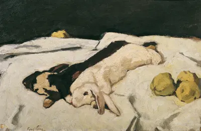 Tote Hasen by Альбин Эггер Лиенц, 1925 — digital art print download