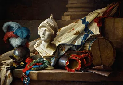 Bodegón Con Busto De Minerva by Анн Валле-Костер, 1777 — digital art print download
