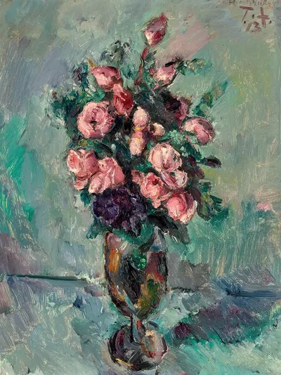 Hochzeitsrosen I by Антон Файстауэр, 1913 — digital art print download