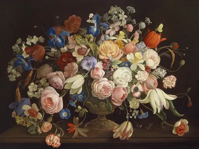 Blumenstillleben by Антон Мюллер — digital art print download
