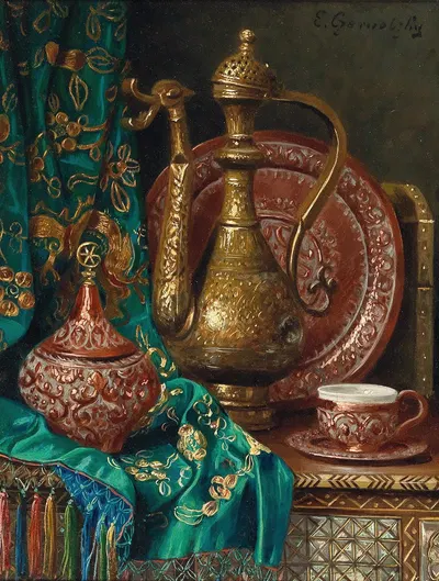 Orientalisches Stillleben by Ernst Czernotzky — digital art print download