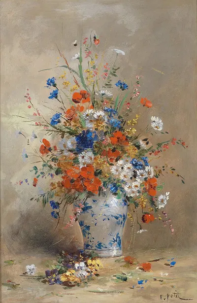 Blumenstillleben by Eugene Petit — digital art print download