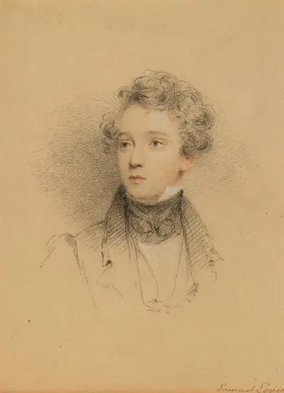 Self-Portrait by Самуэль Ловер, 1828 — digital art print download