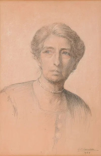 Mrs Edith Best (née Oldham), (1865-1950), Musician by Сара Сесилия Харрисон, 1865-1950 — digital art print download