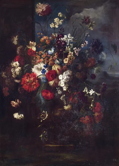 Flower Piece by Franz Werner von Tamm, 1672 - 1724 — digital art print download