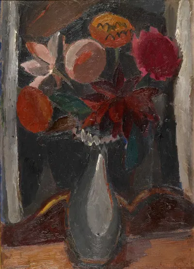 A Bunch Of Dark Flowers by Gustave De Smet, 1919 — digital art print download