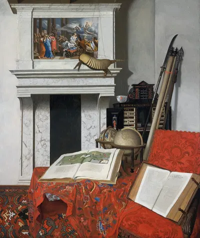 Room Corner With Curiosities by Ян ван дер Хейден — digital art print download