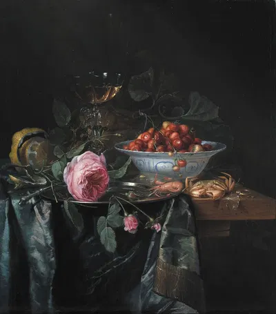 Pronk Still Life by Pieter de Ring, 1630 – 1660 — digital art print download