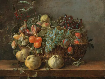 Still life of fruit by Адриан ван Утрехт, 1651 — digital art print download