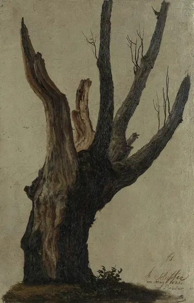 Baumstudie im Prater by Антон Шиффер, 1833 — digital art print download