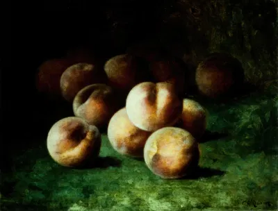 Peaches by Carducius Plantagenet Ream, c. 1870 — digital art print download