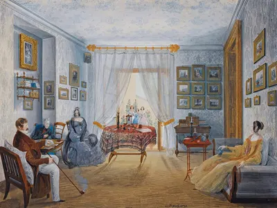 Seven Views Of Miskhor In The Crimea Iii by Карло Боссоли, 1841-1842 — digital art print download