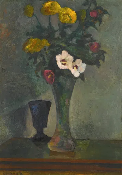 Still Life With Flowers by Dezsö Czigány — digital art print download