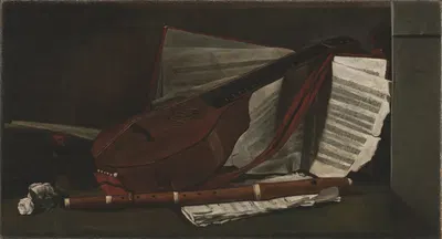 Attributes of Music by Франсуа Бонвен, 1863 — digital art print download