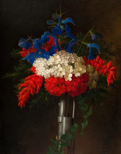 Patriotic Bouquet by George Henry Hall, 1861 — digital art print download