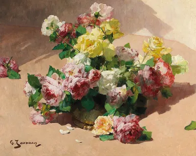 Roses by Жорж Жаннин — digital art print download