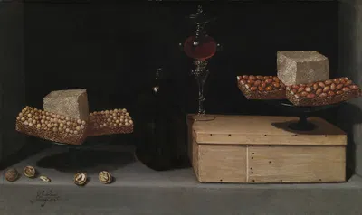 Still Life with Sweets by Juan van der Hamen y León, 1622 — digital art print download