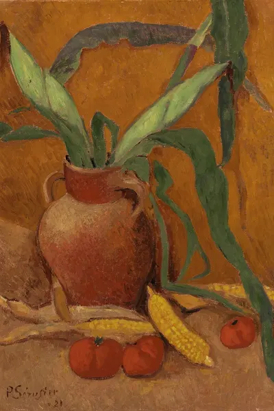 Nature Morte Avec Maïs Et Tomates by Paul Sérusier, 1921 — digital art print download