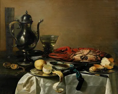 Still Life by Pieter Claesz, 1643 — digital art print download