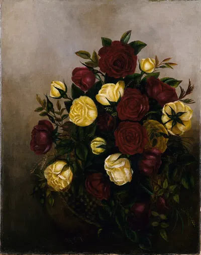 Roses Still Life by Роберт С. Дункансон — digital art print download