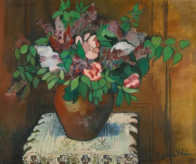 Vase De Fleurs by Сюзанна Валадон, 1921 — digital art print download