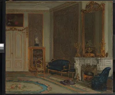 The hall in the house A. Willet-Holthuysen, Herengracht 605 by Виллем Стиллинк-младший, 1882 — digital art print download