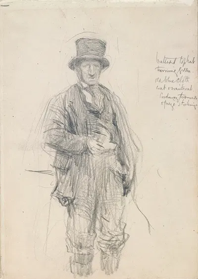 A Galway Man by Уолтер Фредерик Осборн, 1893 — digital art print download