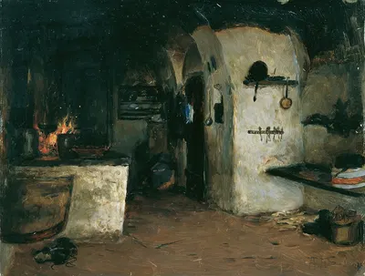 Rauchküche by Адалберт Франц Зелигманн, 1890 — digital art print download