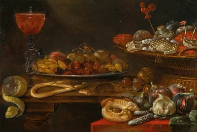 Still life with sweetmeats by Alexander Adriaenssen — digital art print download