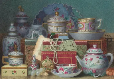 Old China by Benjamin Walter Spiers, 1879 — digital art print download